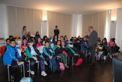 Visita de los alumnos del CEIP Gimeno Barn