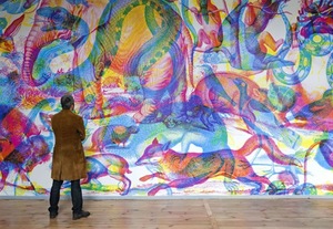 Exhibicin de arte mural