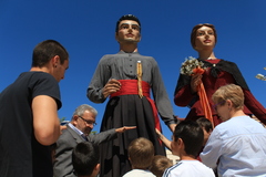 Gegants a l'Escola en Angelina Abad