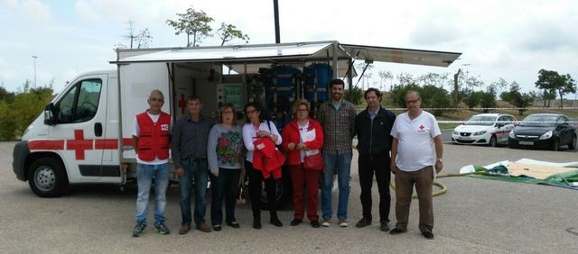 Simulacre de campament de refugiats