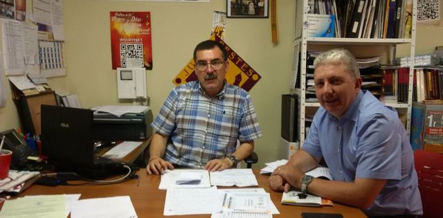 Javier Serralvo es reuneix amb Jos Pascual Cols