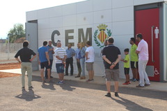 Visita amb els clubs locals a la nova Ciutat Esportiva Municipal