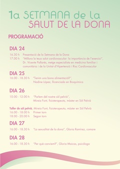 I Setmana de la Salut de la Dona_1