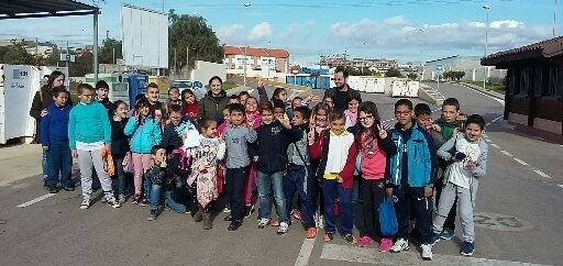 Visita al ecoparque de alumnos del Concepcin Arenal