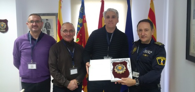 Visita de la Policia Local de Xbia