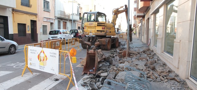Obras en la calle Asuncin