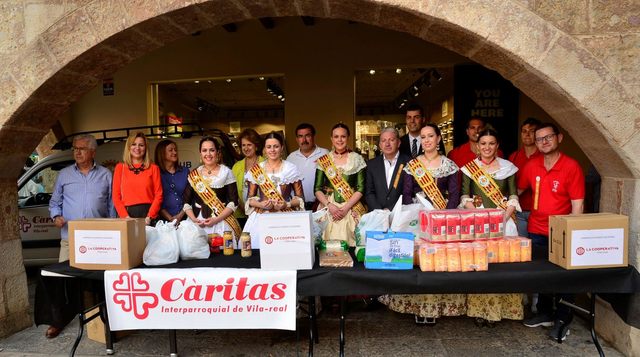 Campaa solidaria de recogida de alimentos en fiestas