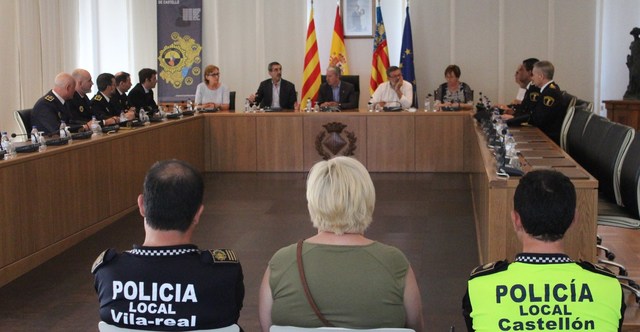 Reunión de la Policía Local del área metropolitana de Castellón