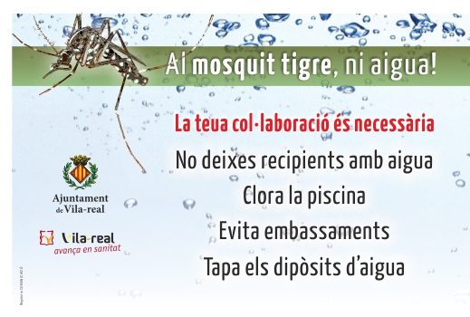 Campaña informativa contra el mosquito tigre