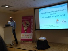 Jaume Agost en las jornadas nacionales Socidroalcohol