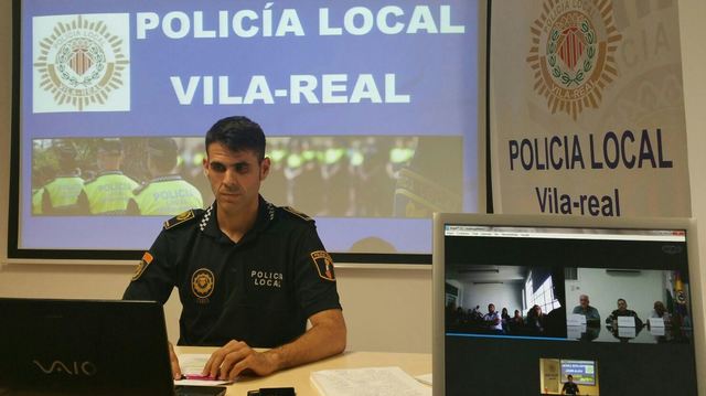 Videoconferencia de mediación policial