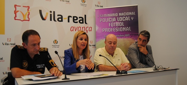 Presentaci del I Seminari Nacional de Policia Local i Futbol Professional