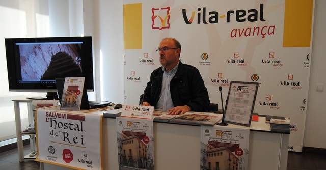 Emilio M. Obiol presenta la campanya Salvem l'Hostal del Rei