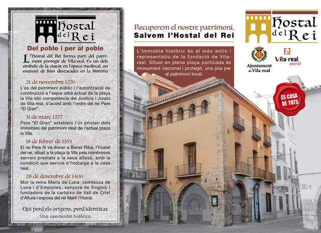 Campaa informativa Salvem l'Hostal del Rei