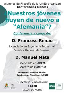 Conferencias blancas: Nuestros jvenes huyen de nuevo a "Alemania"?