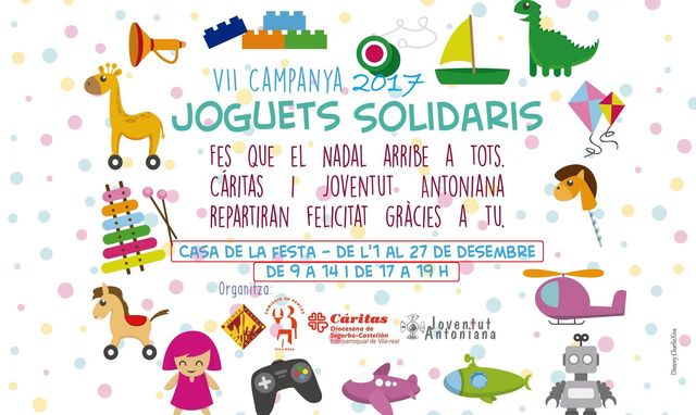 VII Campanya de joguets solidaris de la Junta de Festes