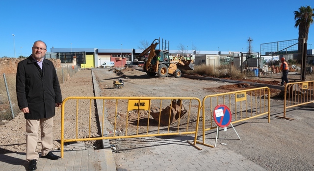 Obras en las calles Corts Valencianes y Alfons el Magnnim