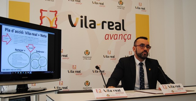 El alcalde presenta el plan de accin Vila-real + Neta