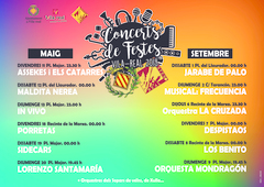 Cartell musical de les festes de 2018