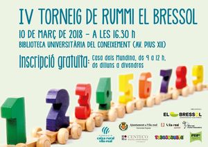 IV Torneig de Rummi El Bressol