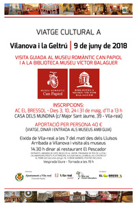 Viaje cultural a Vilanova i la Geltrú