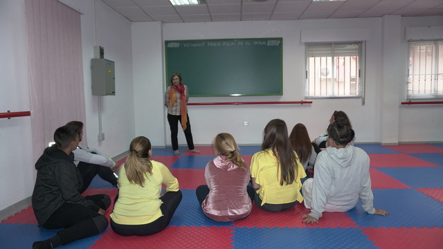 Visita de la Fundacin Diagrama a la Casa de la Dona