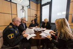Reunió de la Càtedra de Mediació Policial Ciutat de Vila-real