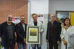 Visita institucional al centro de salud de Carinyena