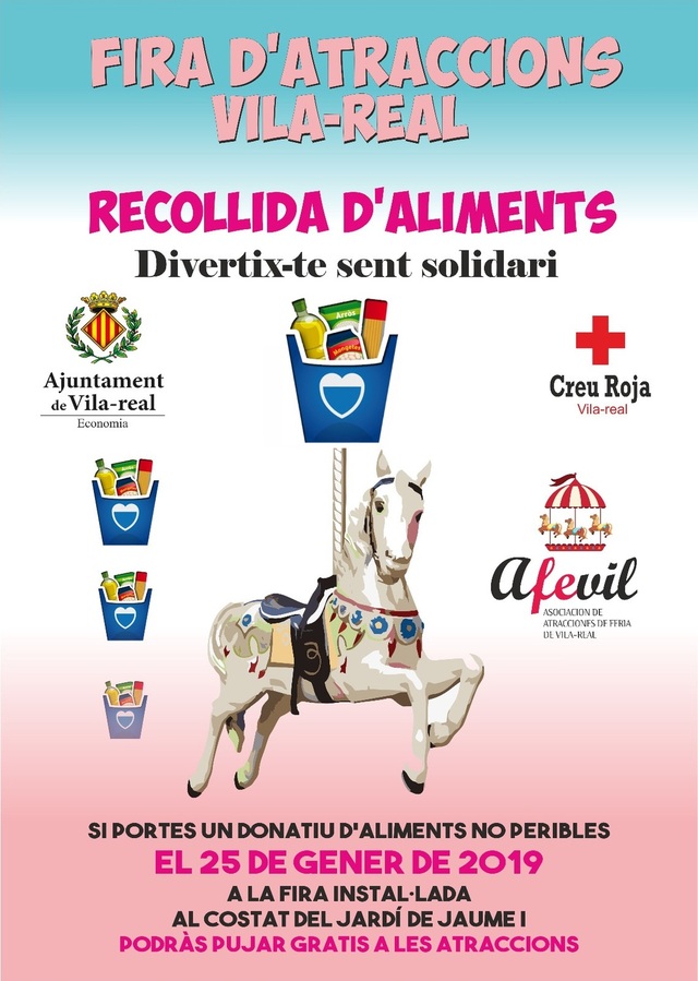 Campaa solidaria de la feria de atracciones