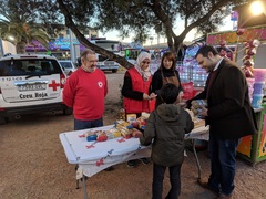 Campaa solidaria en la feria de atracciones