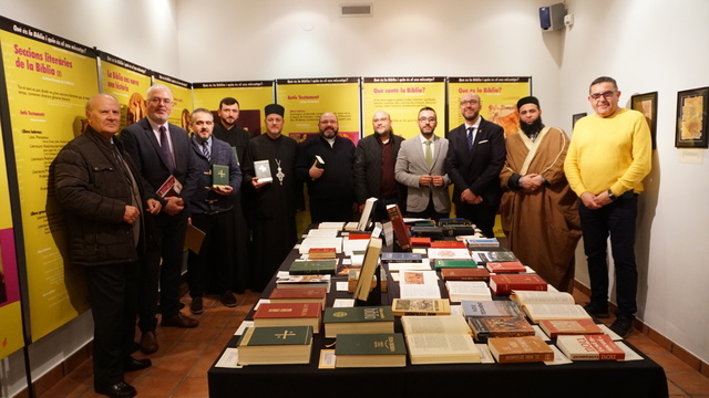 Inauguracin de la exposicin "Biblia y cultura"