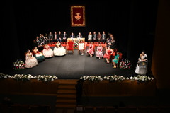 Homenaje a la reina y damas de 2018