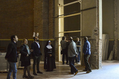 Visita a les obres de la baslica de Sant Pasqual