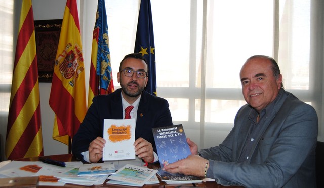 Recepci a Carlos Laguna, president de Cocemfe Castell