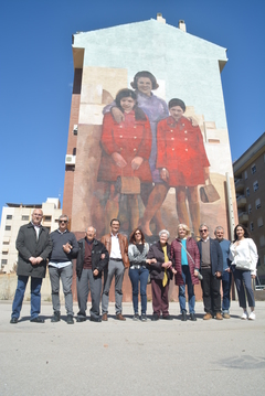 Mural 'La mare'. Foto: Poble