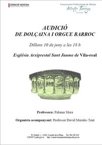 Audici de dolaina i orgue barroc