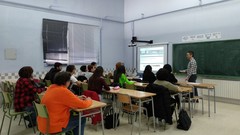 Una classe de l'EOI de la Plana Baixa