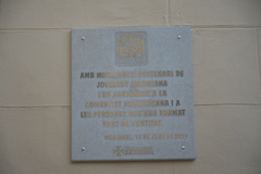 Placa commemorativa del centenari de Joventut Antoniana
