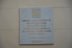 Placa commemorativa del centenari de Joventut Antoniana