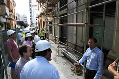 Visita dels alumnes del Grau d'Arquitectura Tcnica de la UJI a les obres del Gran Casino_1