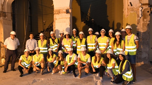 Visita dels alumnes del Grau d'Arquitectura Tcnica de la UJI a les obres del Gran Casino_2