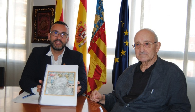 L'alcalde rep a mossn Vicent Gimeno