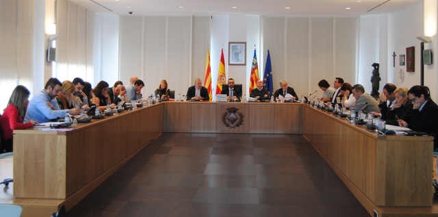 Pleno extraordinario del Ayuntamiento de Vila-real