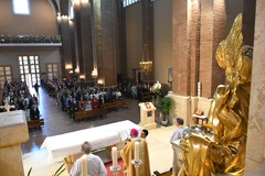 Actos religiosos en la baslica de San Pascual 