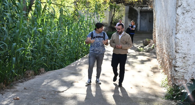 Visita de l'alcalde i el regidor de Sostenibilitat al Mol Paquero