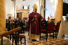 Misa en la parroquia de los franciscanos _1