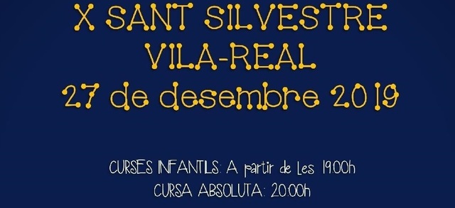 Cartell de la Sant Silvestre 