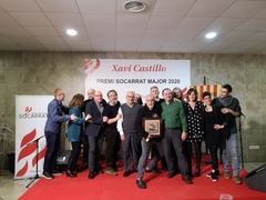 Entrega del premio Socarrat Major a Xavi Castillo