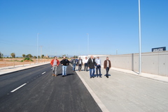 Visita de l'alcalde i el regidor de Territori al polgon les Voltes 