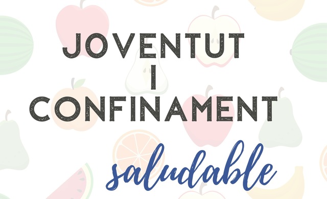 Cartell Joventut confinament saludable